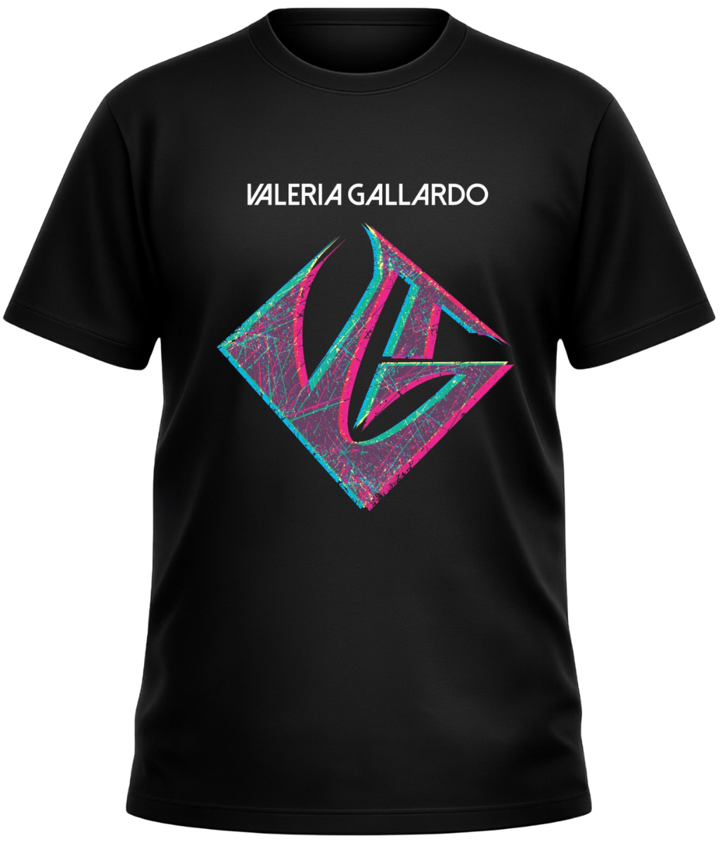 Polera Oficial Valeria Gallardo – Logo VG